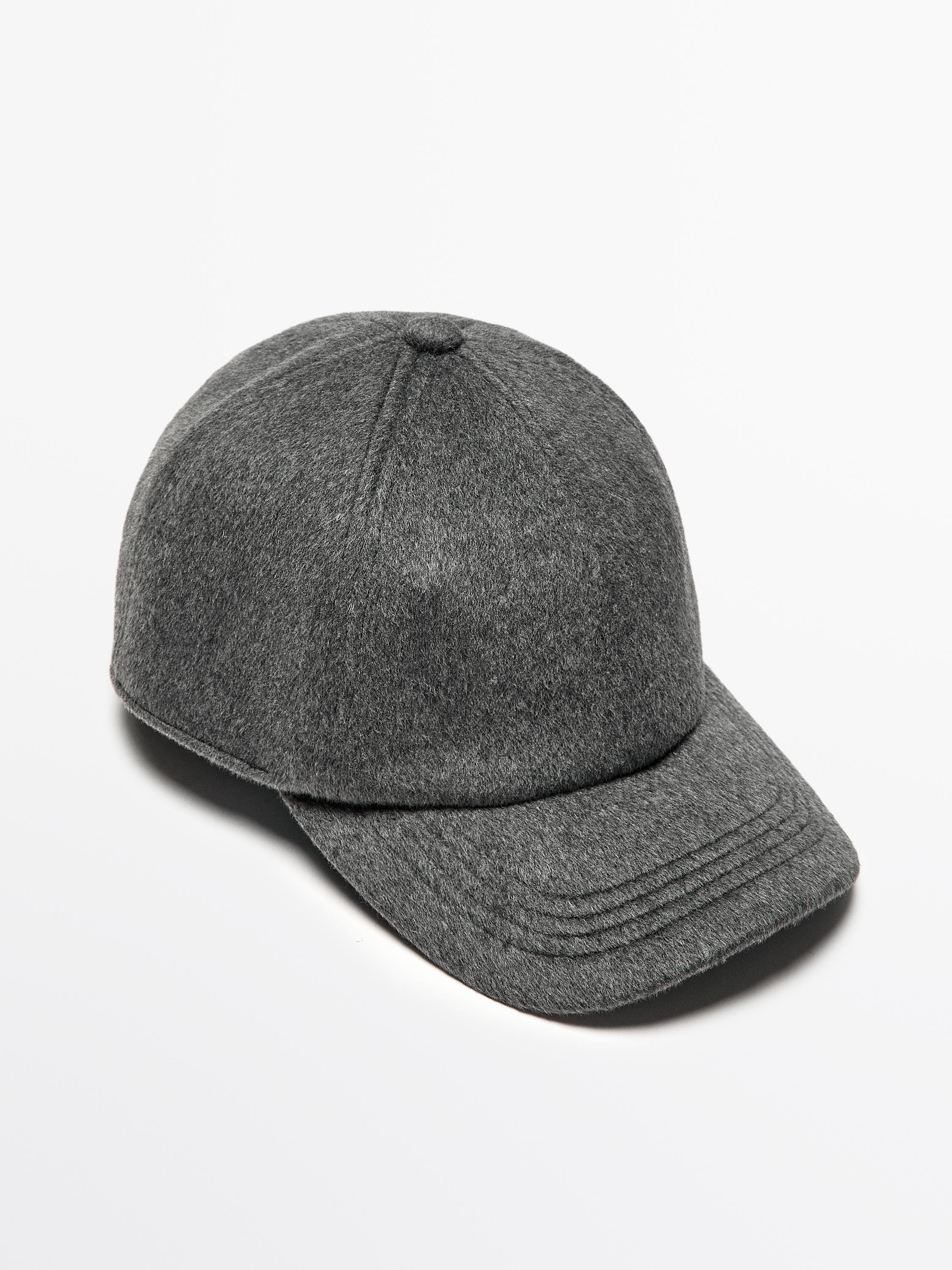 Wool blend cap